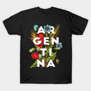 Argentina Proud Flag, Argentina gift heritage, Argentinian girl Boy Friend T-Shirt